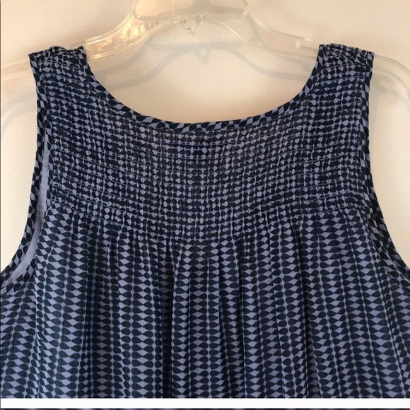 GAP Factory Purple & Blue Chiffon Shell Tank Top - Picture 3 of 5